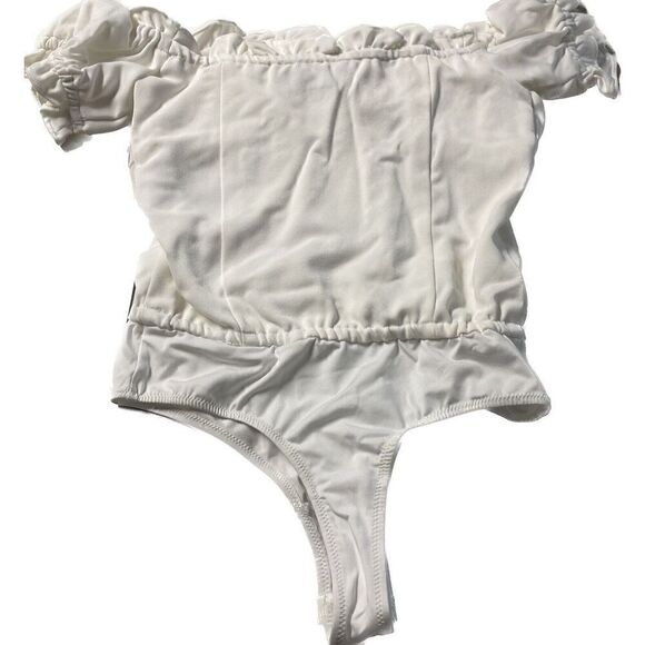 Majorelle Miranda Women’s Bodysuit White Size Small NWT $118 - Picture 2 of 5